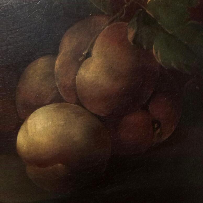 STILL LIFE - In the Manner of Adriaen Coorte - Oil on Canvas  Italian Painting - Black Still-Life Painting by Salvatore Marinelli