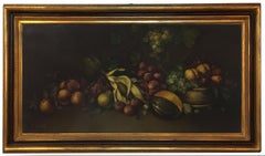 STILL LIFE -Salvatore Marinelli - Oil on Canvas Italian Painting