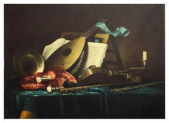 STILL LIFE - Salvatore Marinelli - Italienisches Gemälde, Öl auf Leinwand