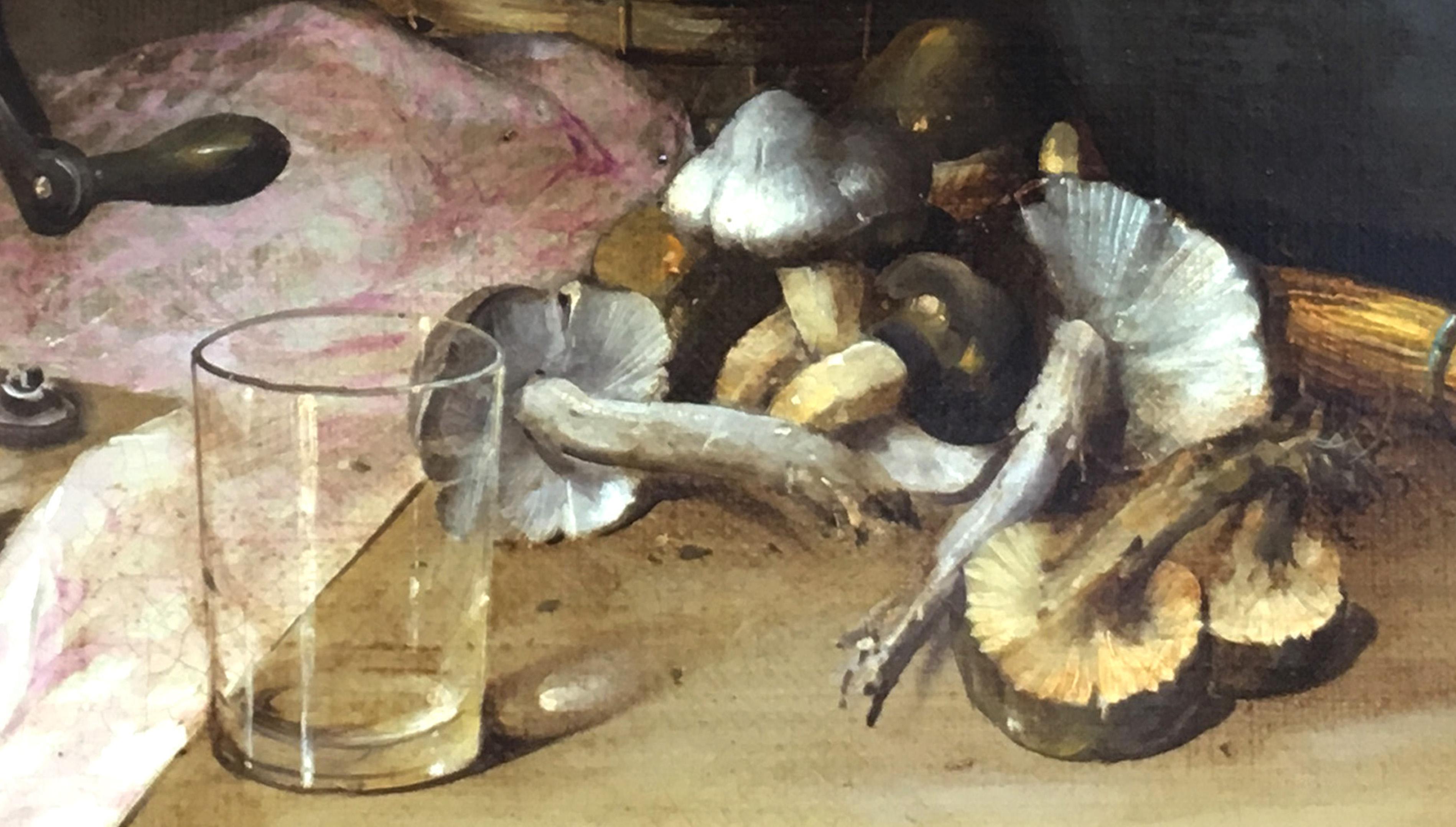 Nature morte - Salvatore Marinelli Huile sur toile Peinture italienne en vente 3