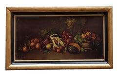 Peinture italienne à l
huile sur toile STILL LIFE -Salvatore Marinelli