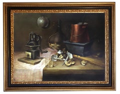 STILL LIFE - Salvatore Marinelli - Pittura italiana olio su tela