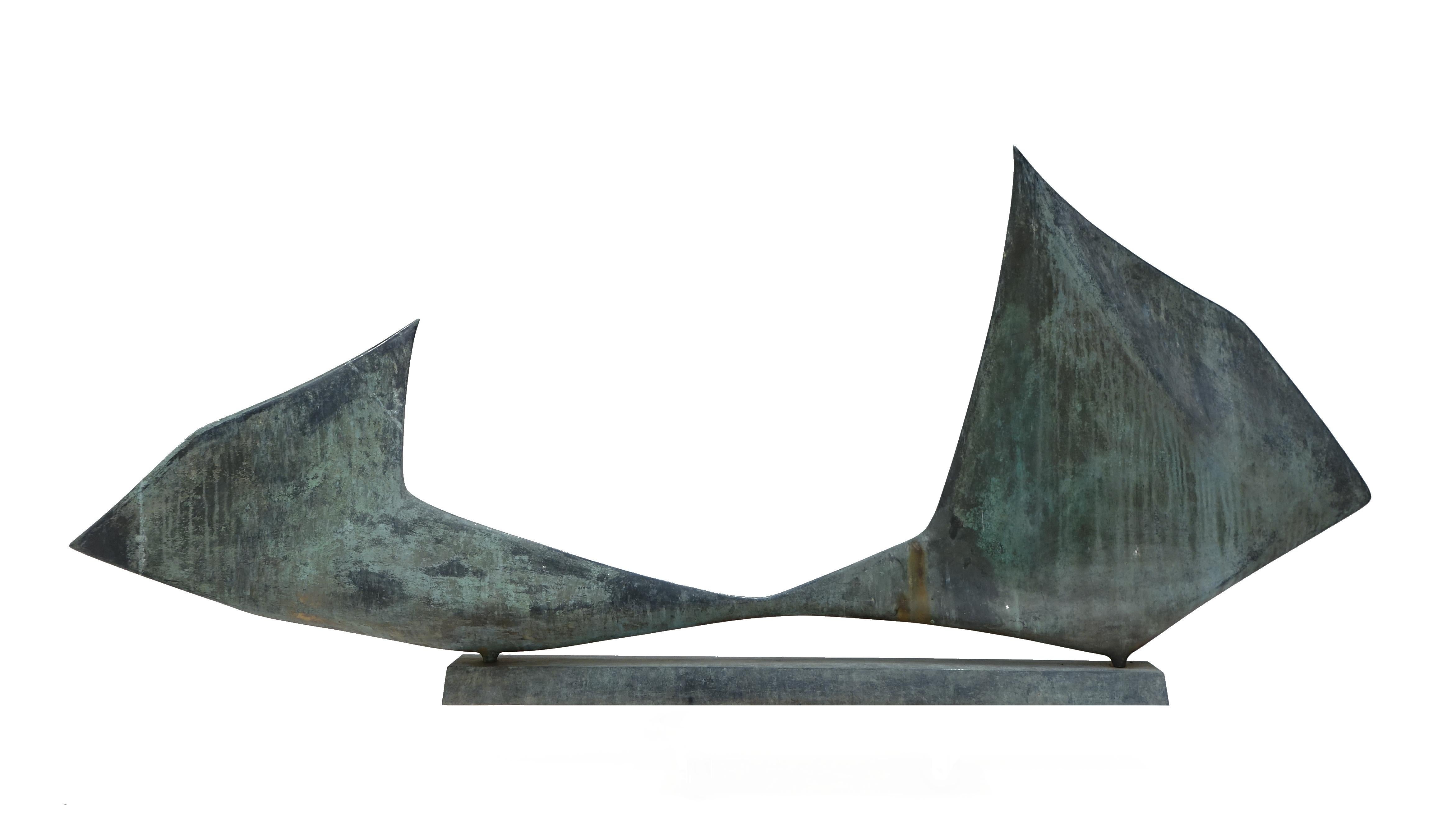 Metalwork Salvatore Messina, Bronze Sculpture, “the Sails” For Sale