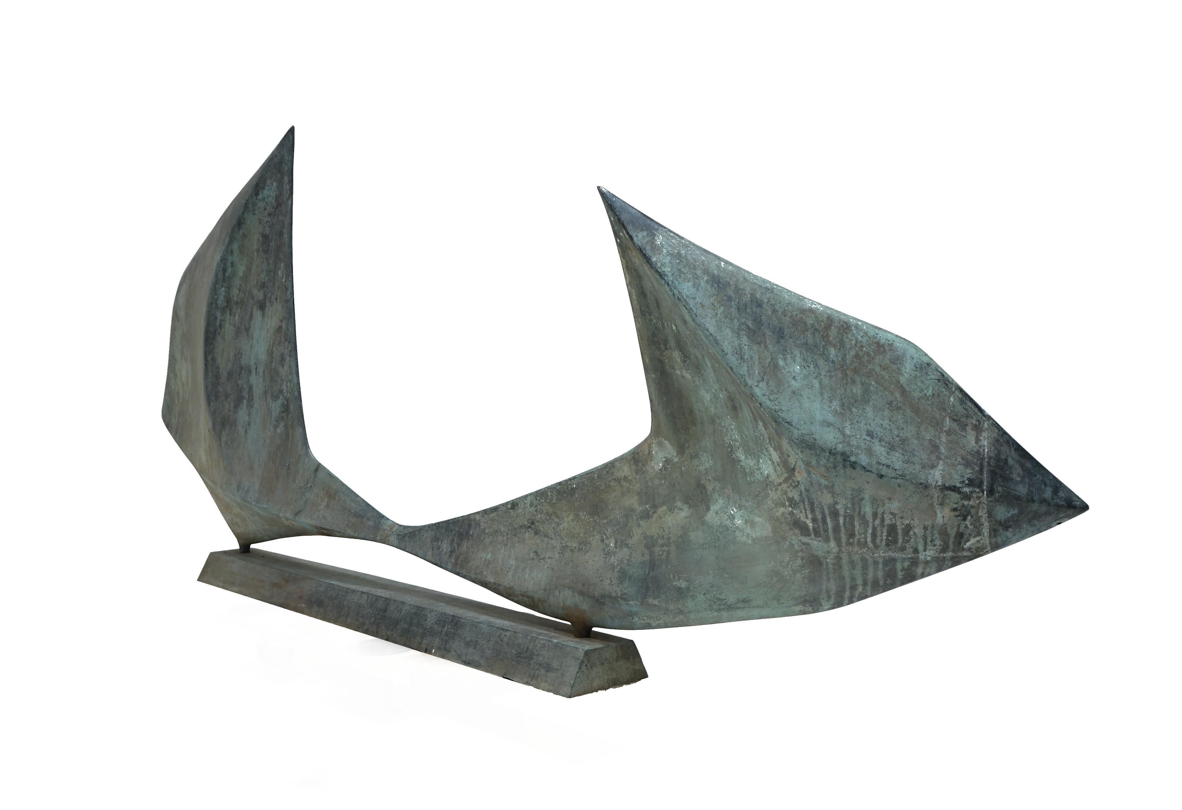 Salvatore Messina, Bronze Sculpture, “the Sails” In Good Condition For Sale In Milano, IT