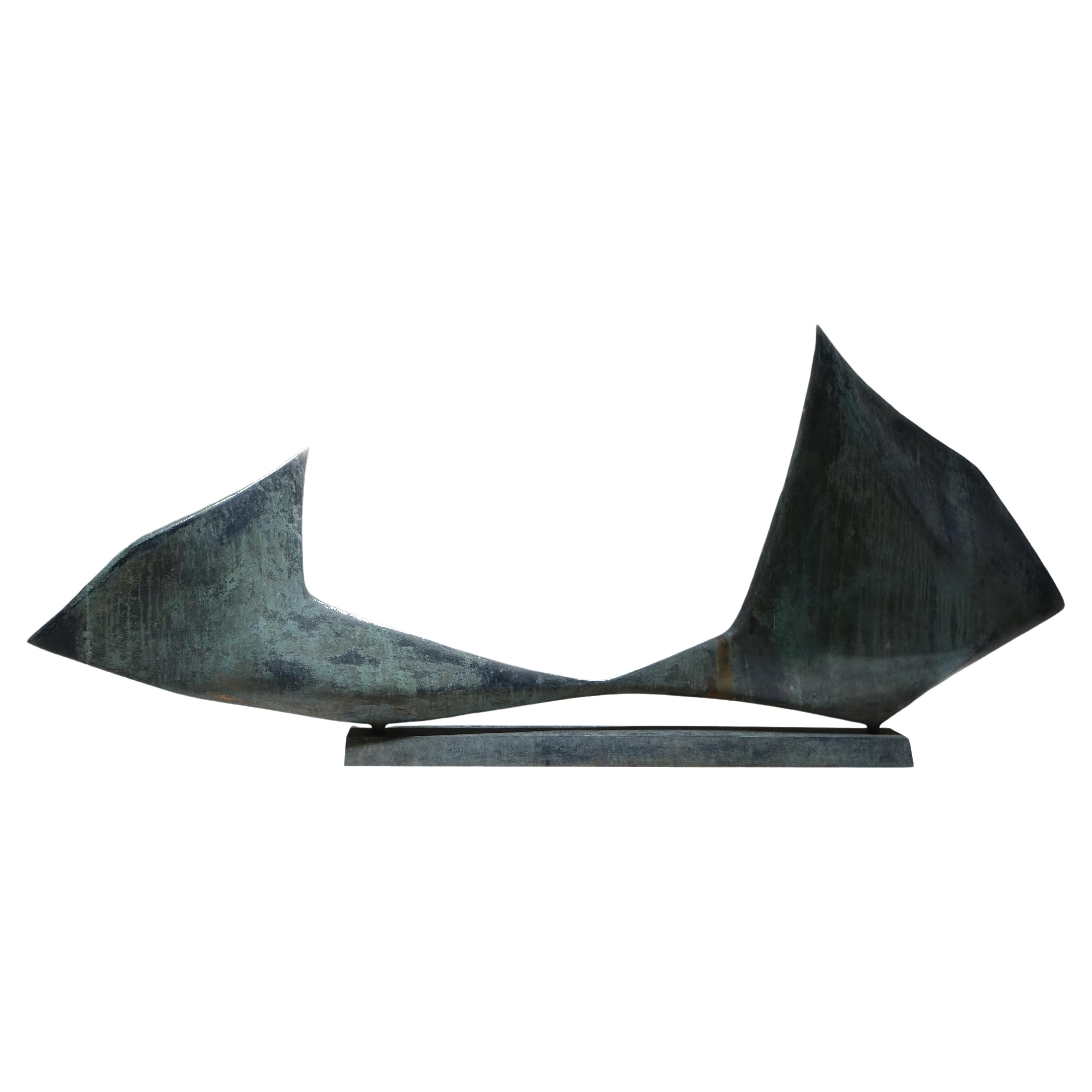 Salvatore Messina, Bronze Sculpture, “the Sails” For Sale