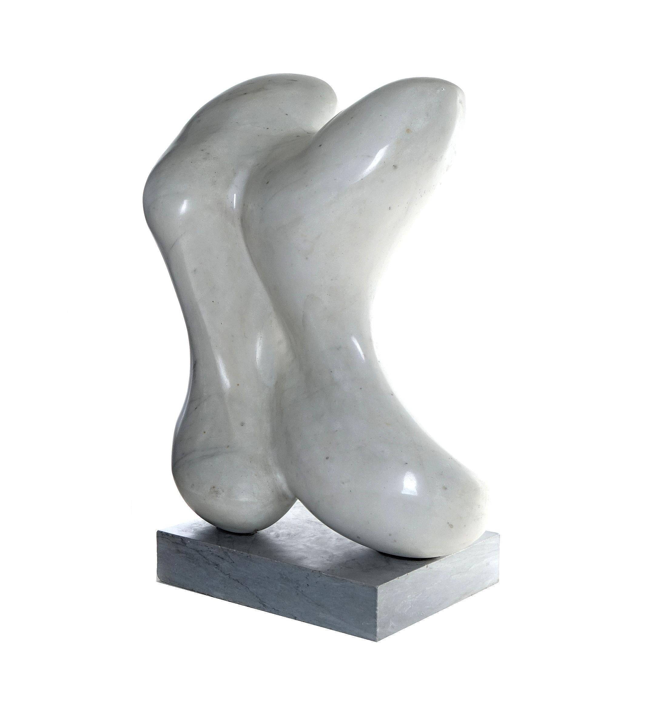 Italian Salvatore Messina, Carrara Marble Sculpture For Sale