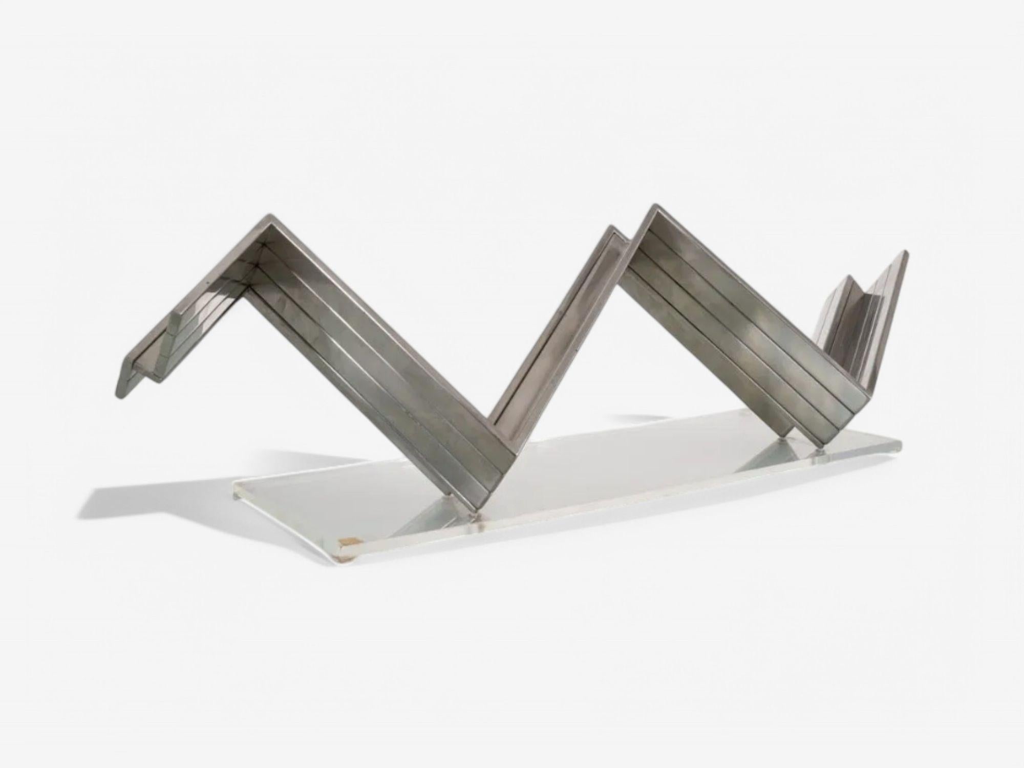 Salvatore Messina, Italian Mid-Century Modern, Steel, Abstract Sculpture, 1970s

Titled 