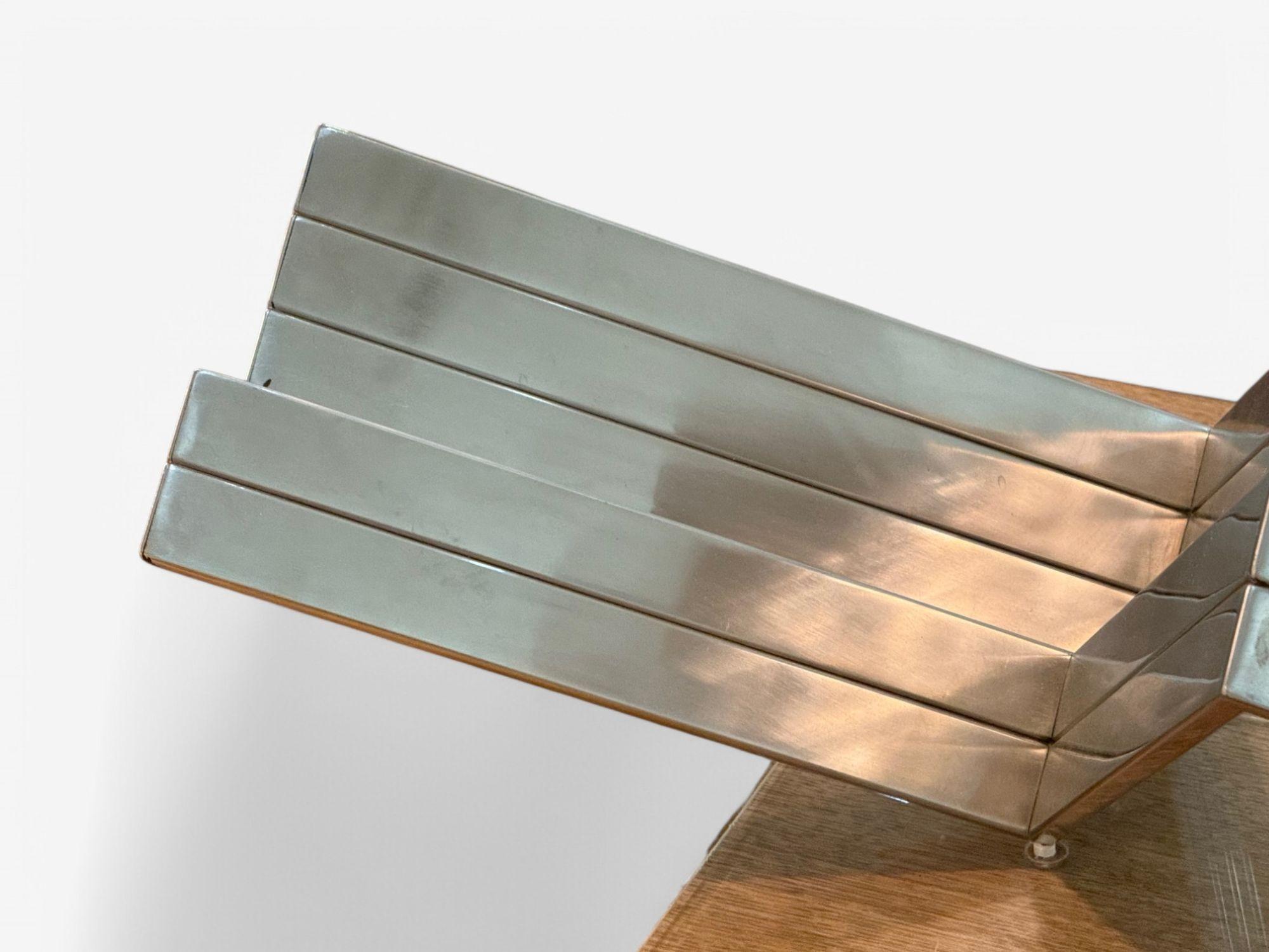 Salvatore Messina, Italian Mid-Century Modern, Steel, Abstract Sculpture, 1970s For Sale 3