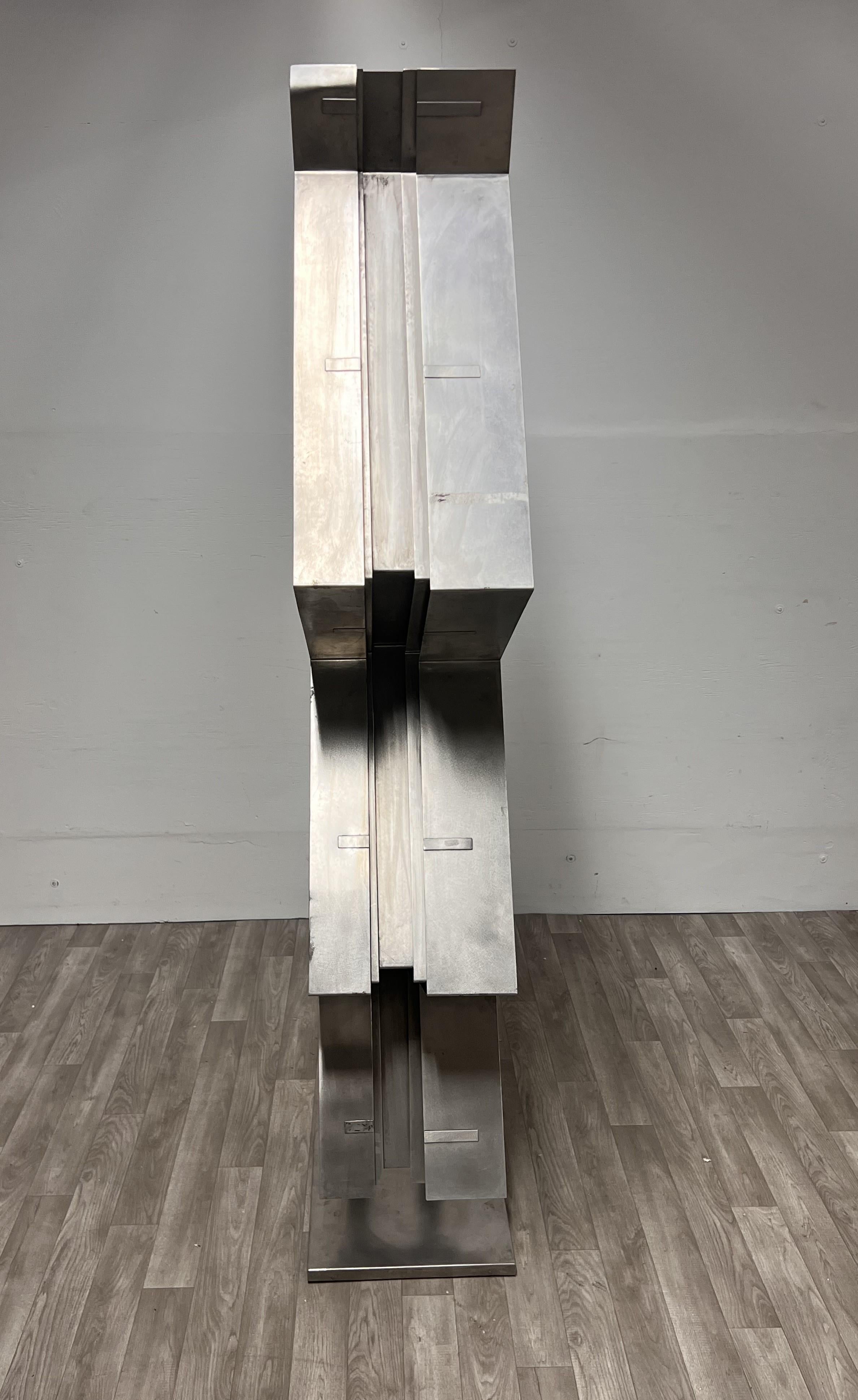 Acciaio inossidabile Scultura di grandi dimensioni di Salvatore Messina 