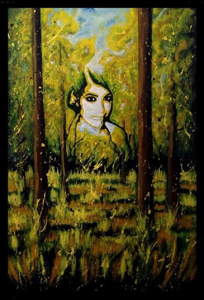 Mother Nature is an original acrylic painting realized by the Italian artist Salvatore Petrucino in 2016.

Hand-signed on the lower right. 

Technique, dimensions, and date are written on the back. 

Excellent conditions.