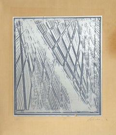 Composition - Original Screen Print by Salvatore Provino - 1970