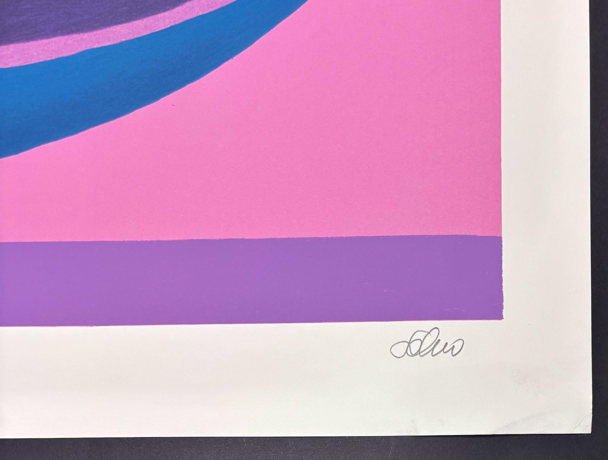 Salvo (1947-2015) - Mele - litografia a colori su carta - 2000 - Abstrait Print par Salvatore 