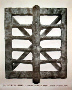 Salvatore Scarpitta 'At Castelli's'  1980- Vintage Poster