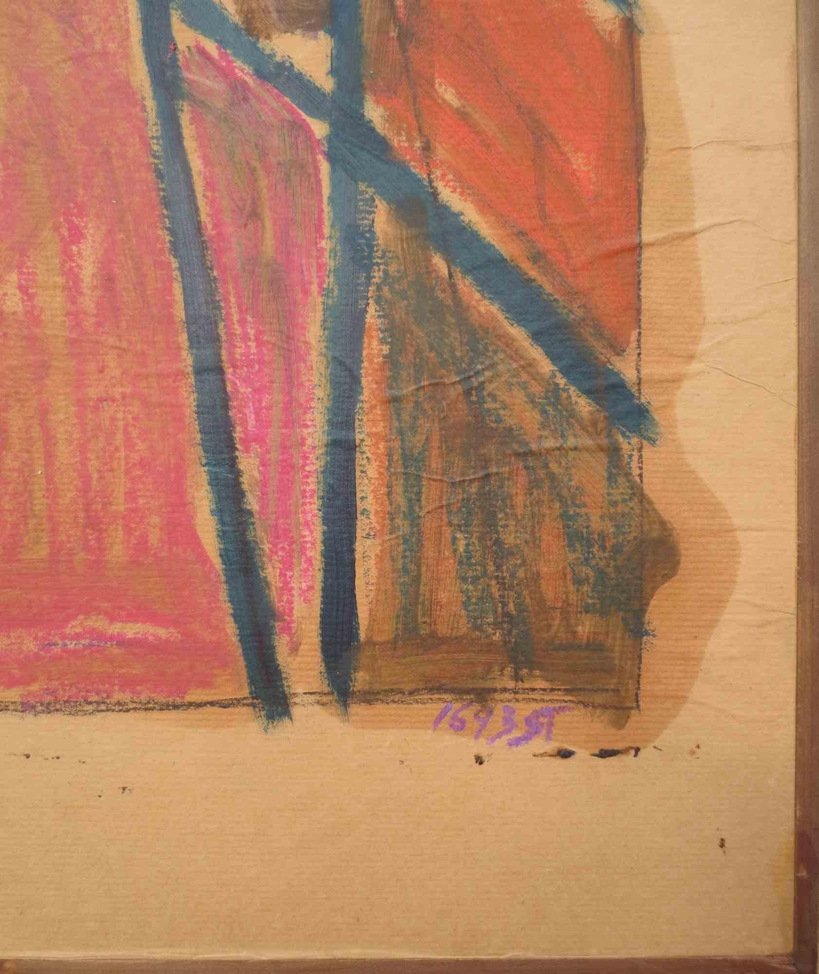 Decollo Disperato - Pittura ad olio di Salvatore Travascio - 1993 in vendita 2