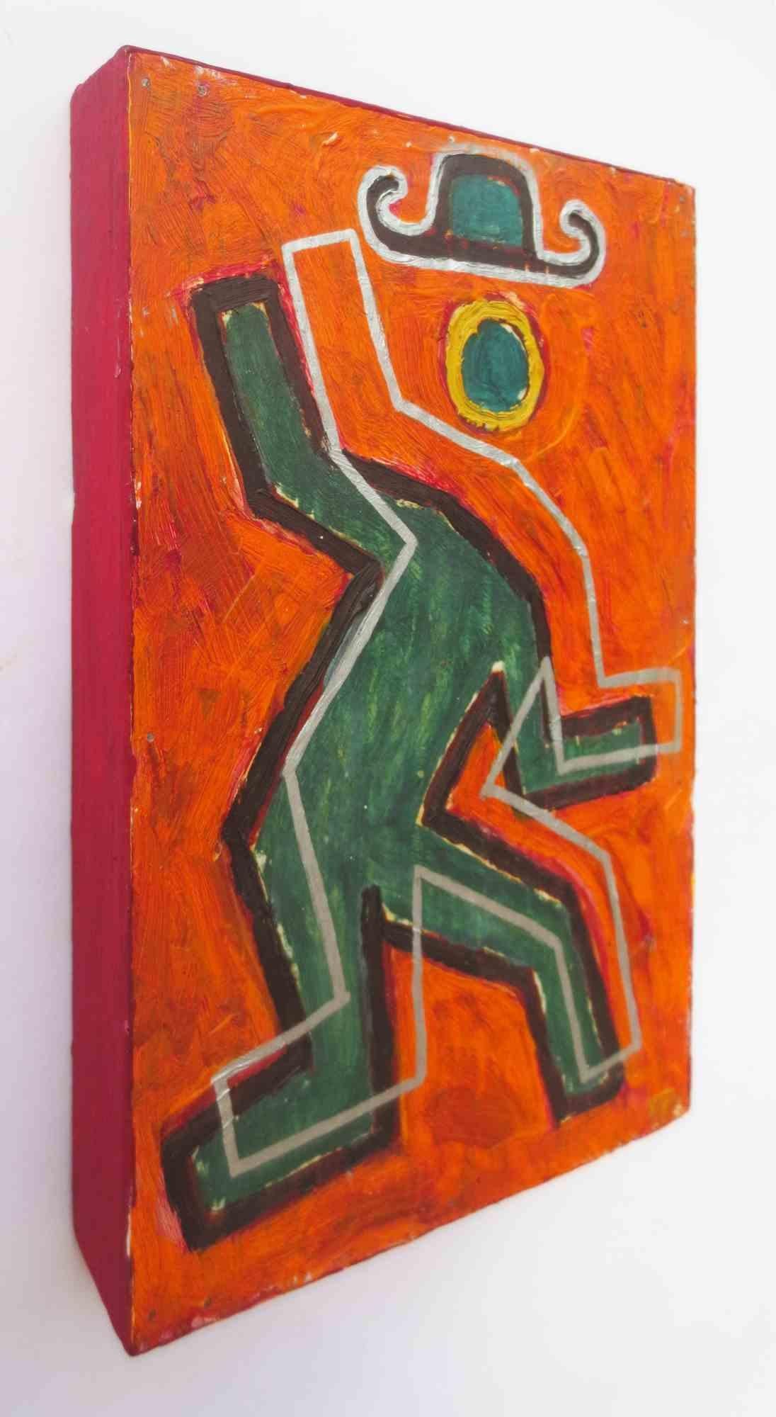 Disequilibrio - Pittura ad olio di Salvatore Travascio - 2003 in vendita 2