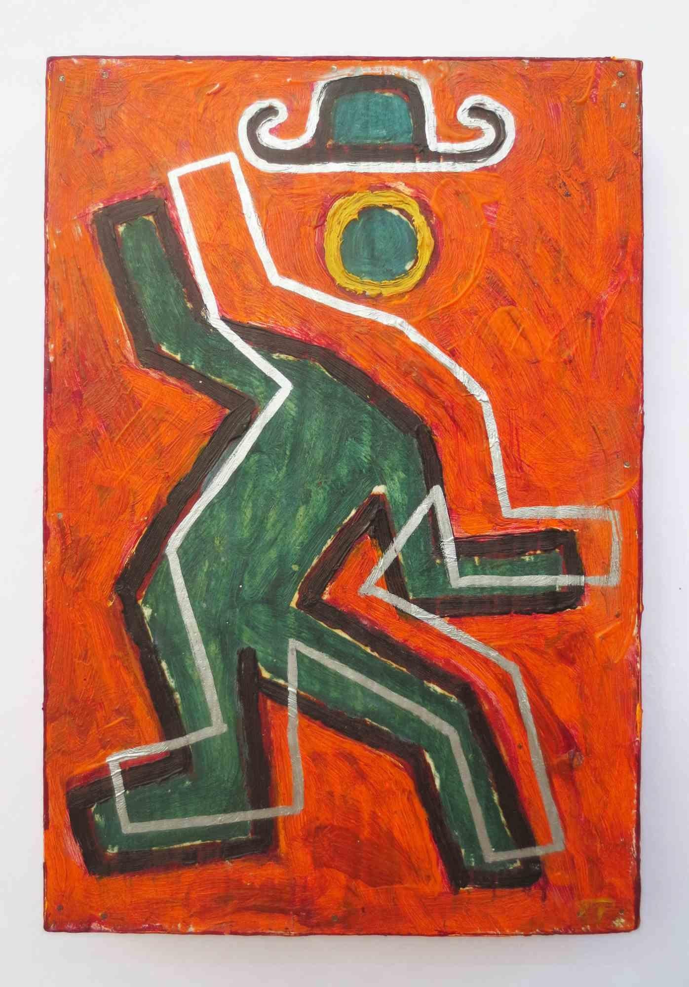 Disequilibrio - Peinture à l'huile de Salvatore Travascio - 2003