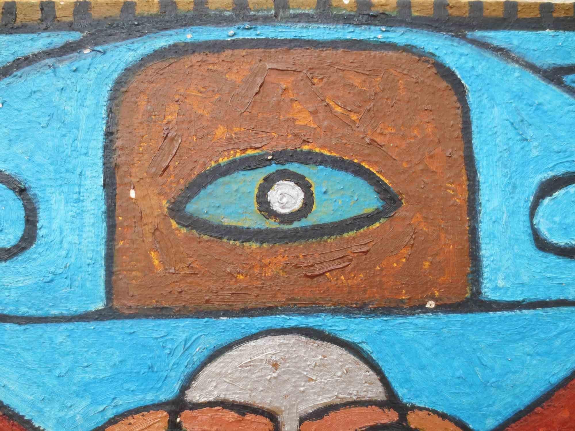 Percezioni extrasensoriali - Pittura di Salvatore Travascio - 1995 in vendita 2