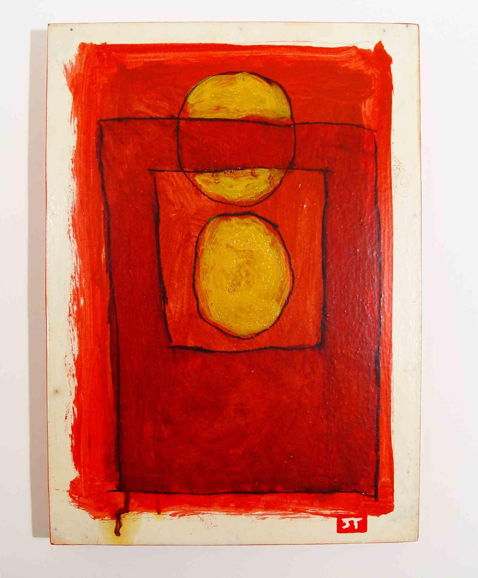 Intersections 3 is an original painting realized by the Italian artist Salvatore Travascio in the 2010s.

This is a beautiful oil painting on paper on wooden support. Hand-signed on the lower right. Perfect conditions.

What has motivated the artist