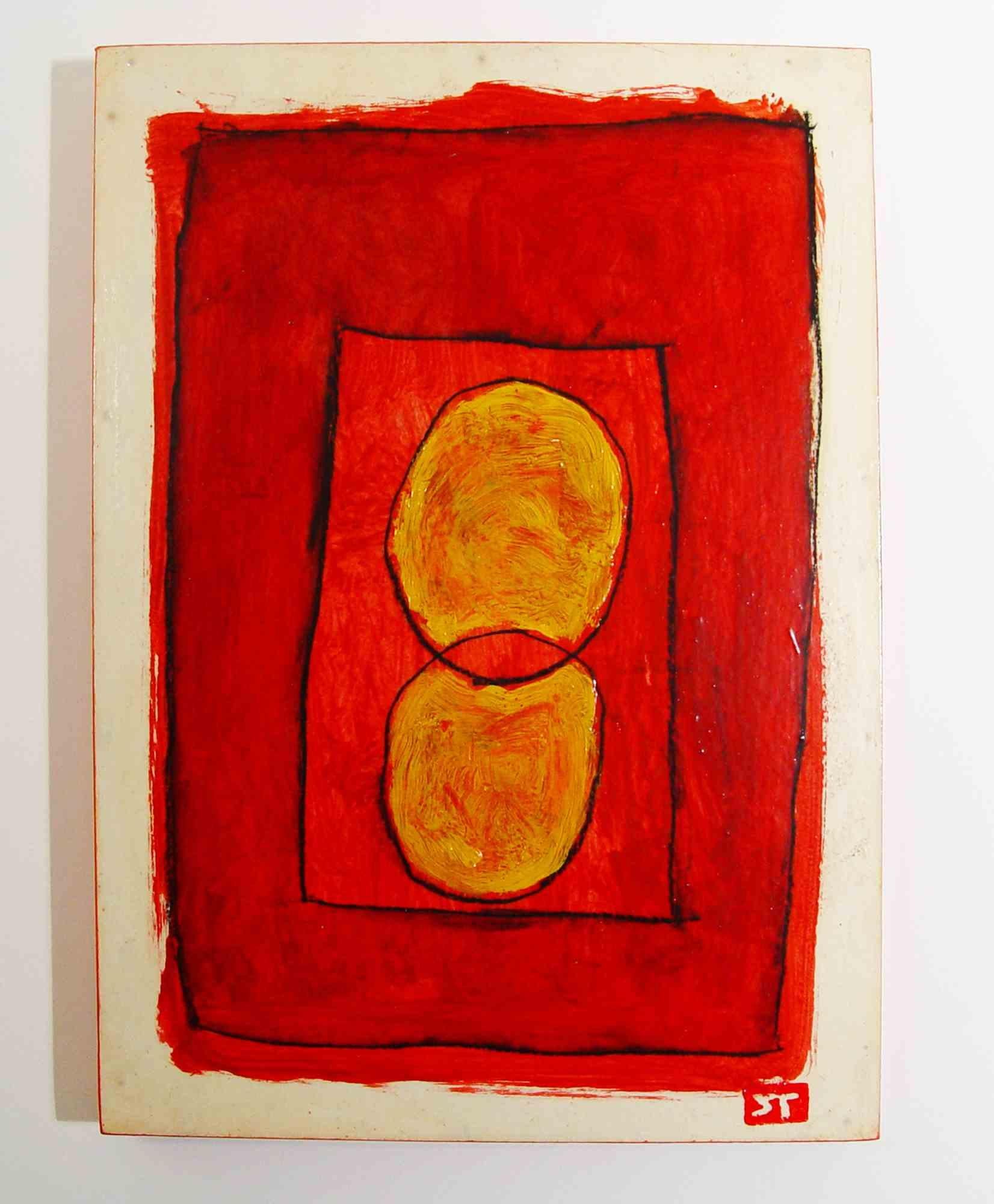 Intersections 5 is an original painting realized by the Italian artist Salvatore Travascio in the 2010s.

This is a beautiful oil painting on paper on wooden support. Hand-signed on the lower right. Perfect conditions.

What has motivated the artist
