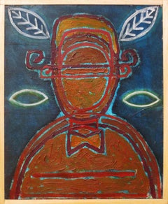 Sguardo Discreto - Pittura ad olio di Salvatore Travascio - 1991