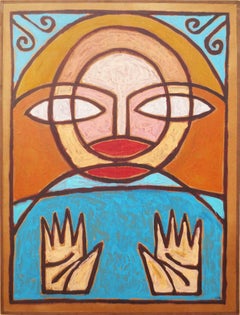 Senza titolo - Dipinto a olio di Salvatore Travascio - 1996