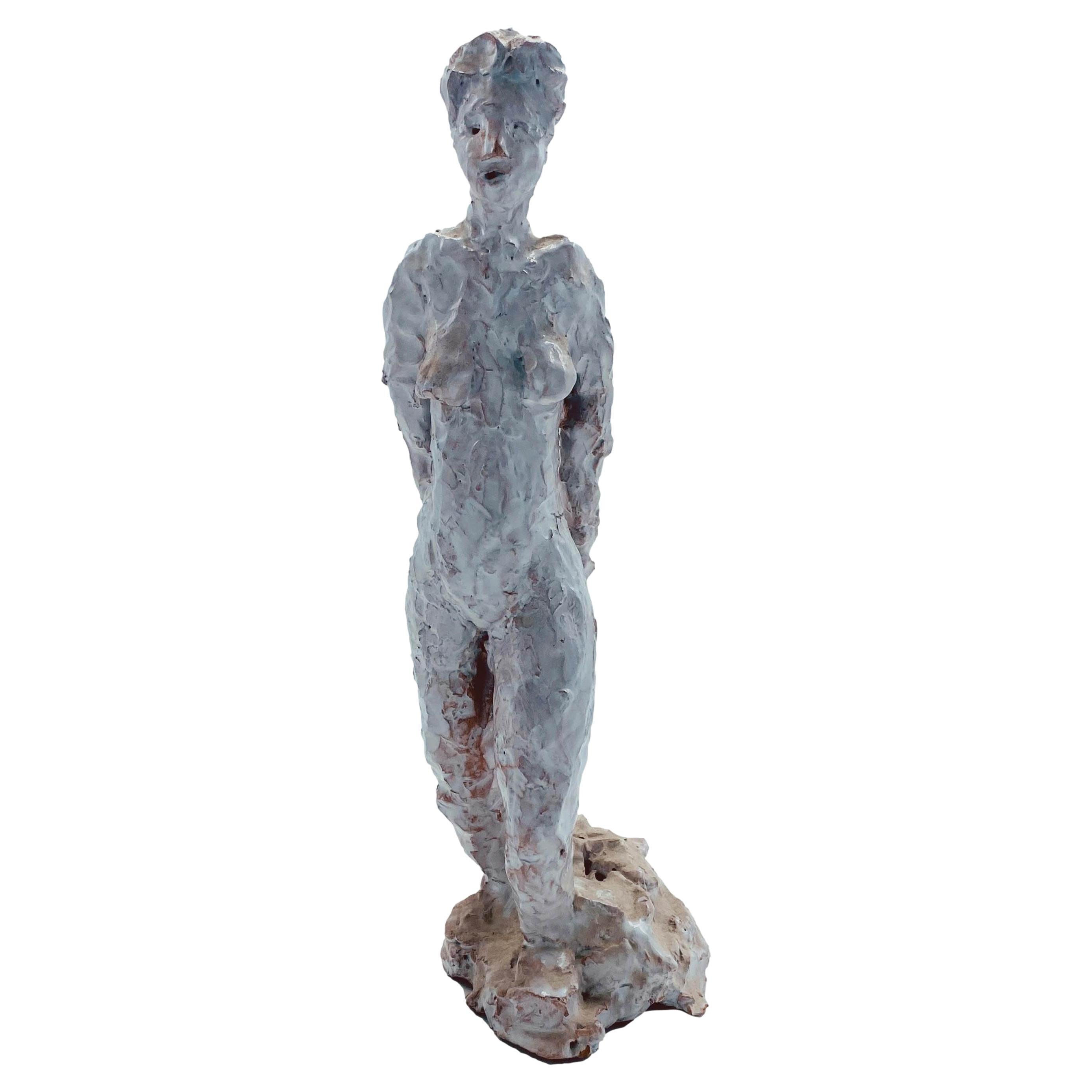 "Venus in Maturity", Sculpture en terre cuite émaillée de Salvatore Vitagliano, 1970