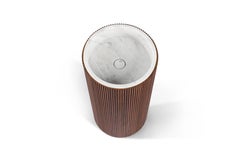 Salvatori Adda Freestanding Basin in Bianco Carrara by David Lopez Quincoces