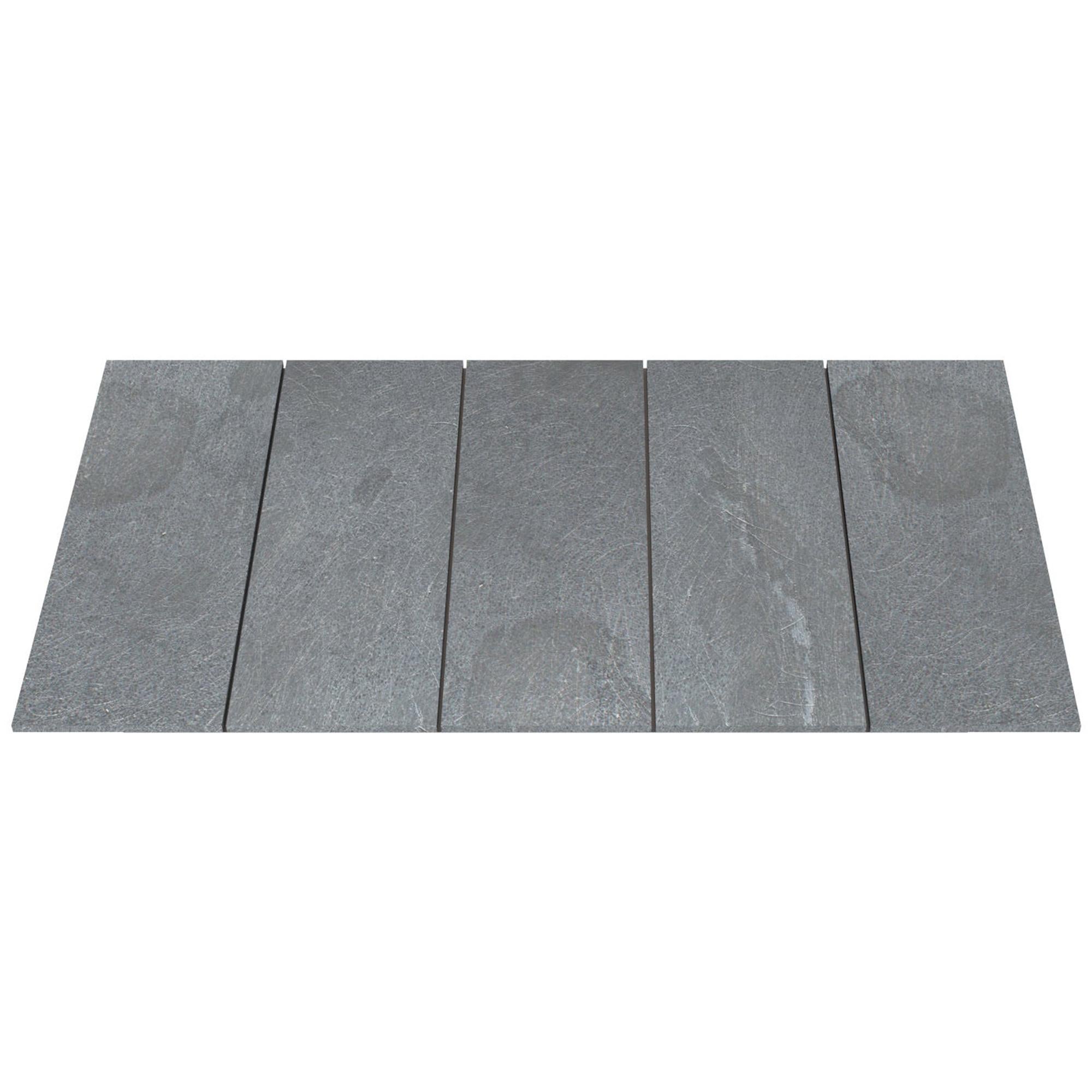 Salvatori Filo Flush 5  80 Shower Tray in Cotone Texture Gris du Marais Marble For Sale