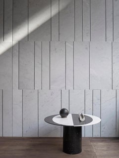 Salvatori Gravity Sphere in Nero Marquina Marble with Brass Base