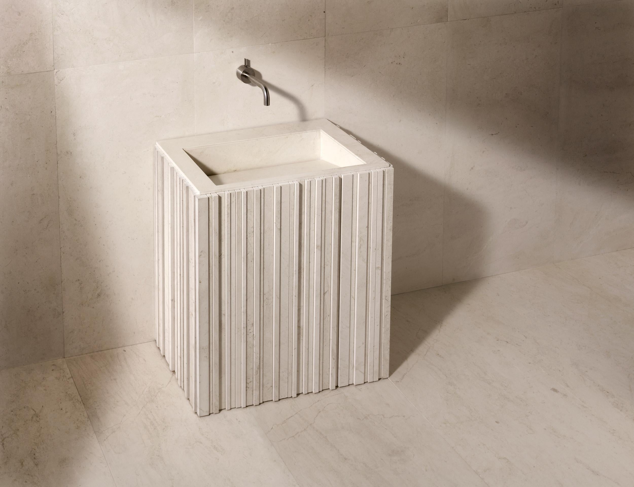 Modern Salvatori Ishiburo Basin & Sink by Kengo Kuma For Sale