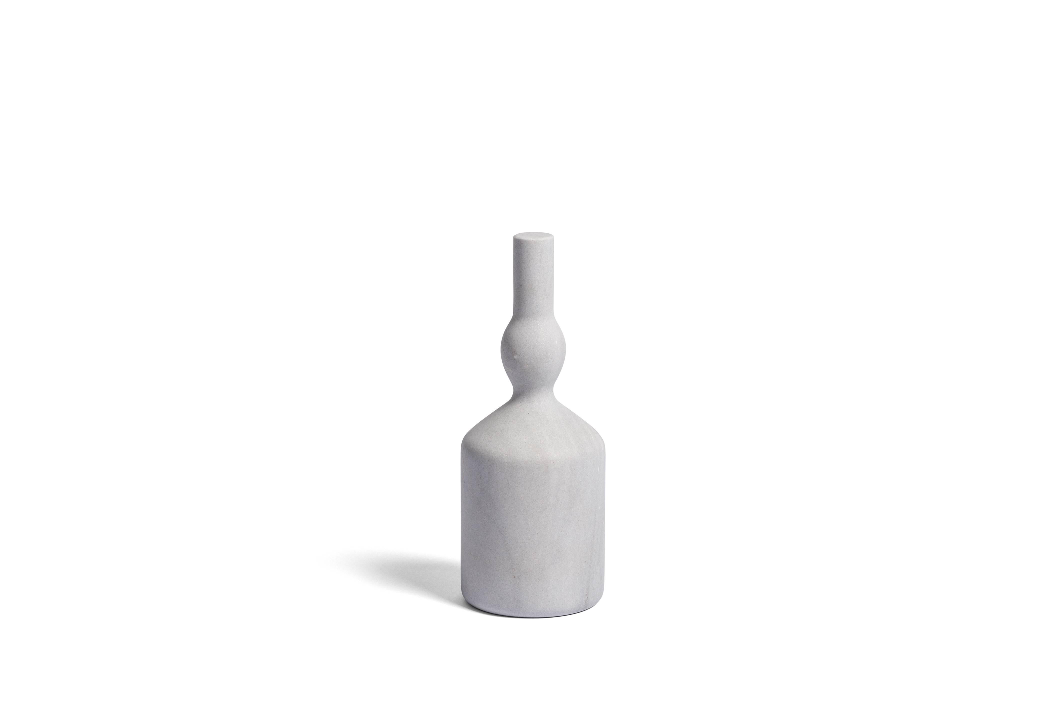 Inspired by the array of different types of stone she encountered working with Salvatori, designer Elisa Ossino has drawn upon the simplicity of form of Morandi’s still life images, reproducing them in stunning marble. From the Classic elegance of