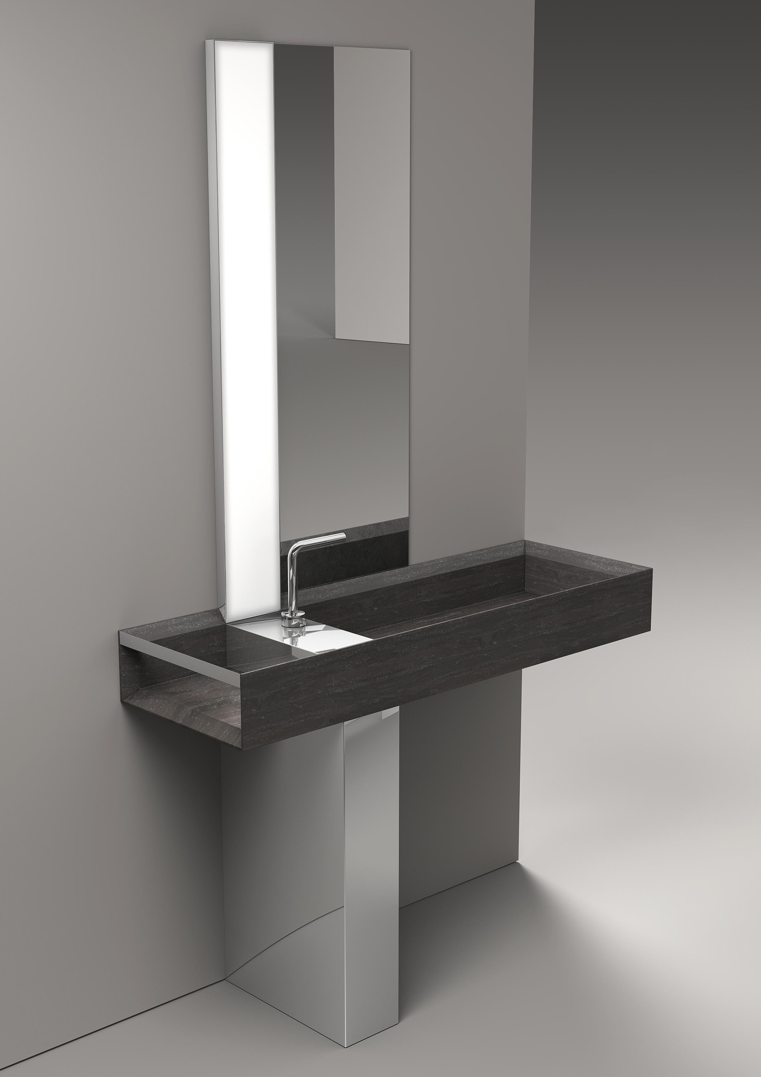 Contemporary Salvatori Onsen Pedestal Basin & Sink by Rodolfo Dordoni For Sale