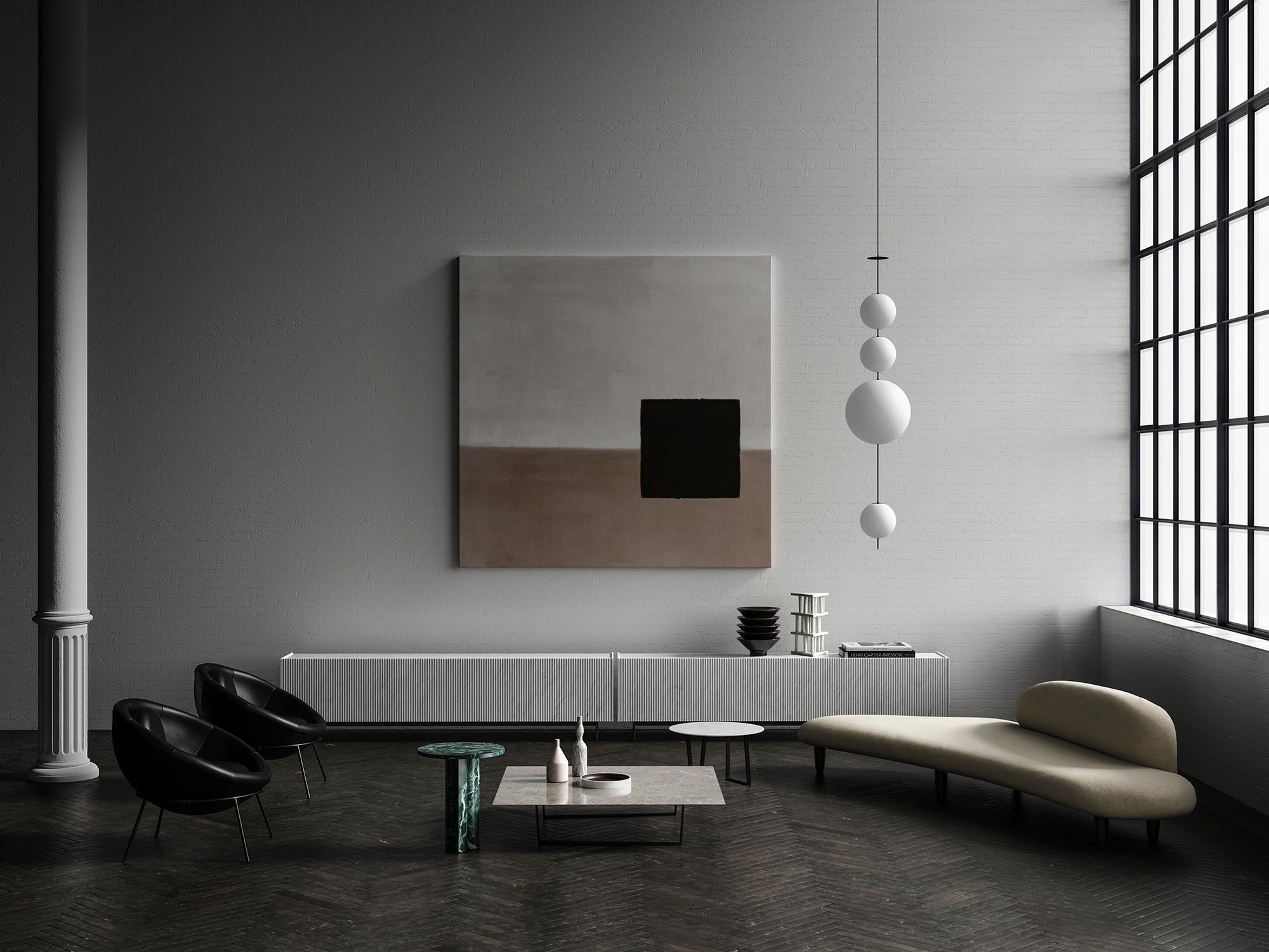 Contemporary Salvatori Round Dritto Side Table by Piero Lissoni For Sale