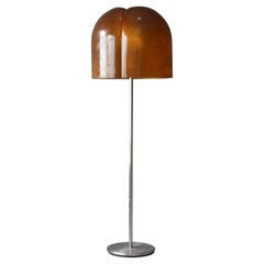 Salvatorre Gregorietti, "Tricia" Floor Lamp, Metal, Fiberglass, Italy, 1974