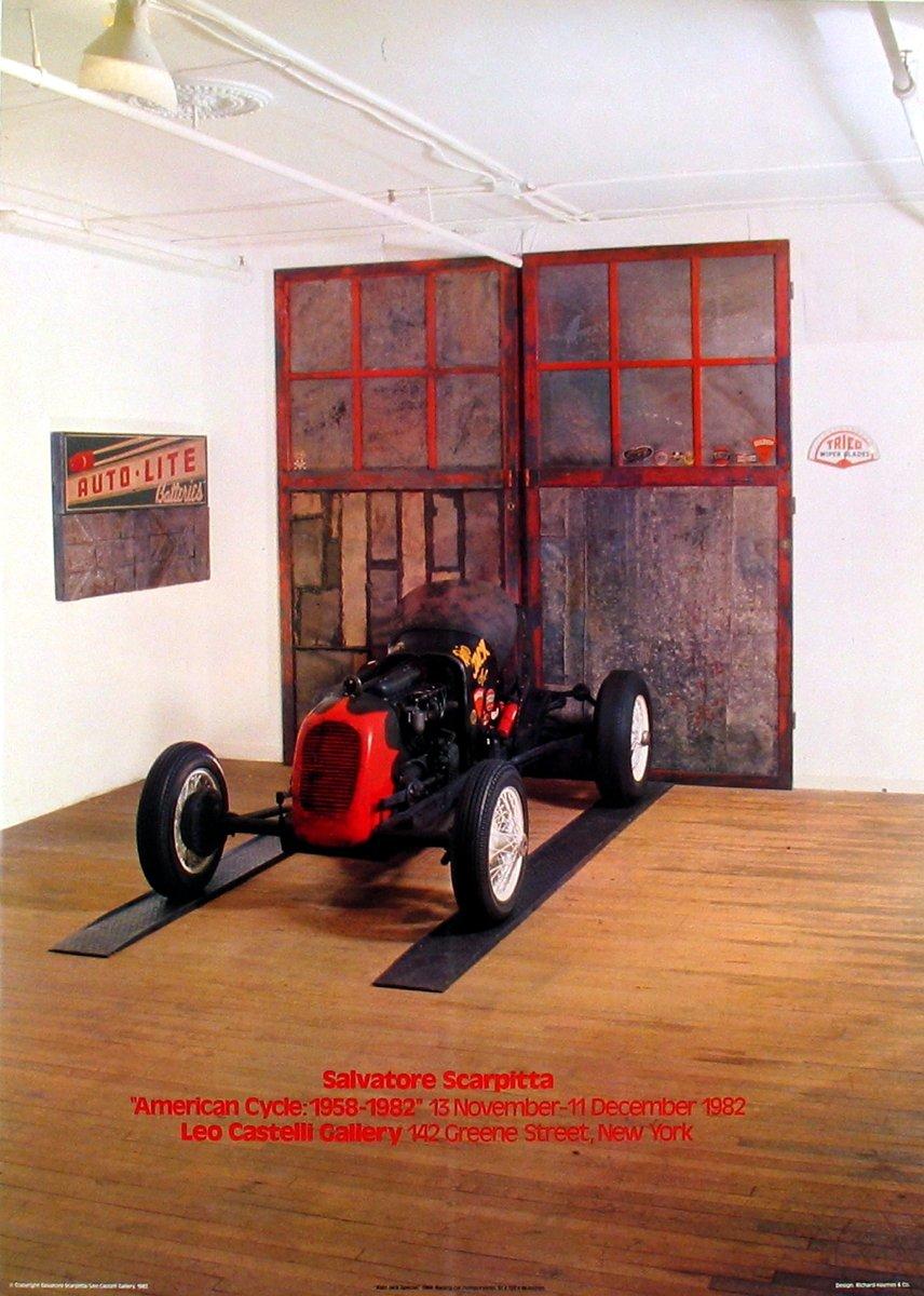 Salvatore Scarpitta’s Rajo Jack Special is a tribute to the legacy of American car culture and to the legendary African American race car driver Dewey "Rajo Jack" Gatson. The work reflects Scarpitta’s fascination with speed, machinery, and the