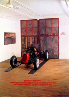 1982 Salvatorre Scarpitta 'Rajo Jack Special' Modernism Red, Orange USA Offset 