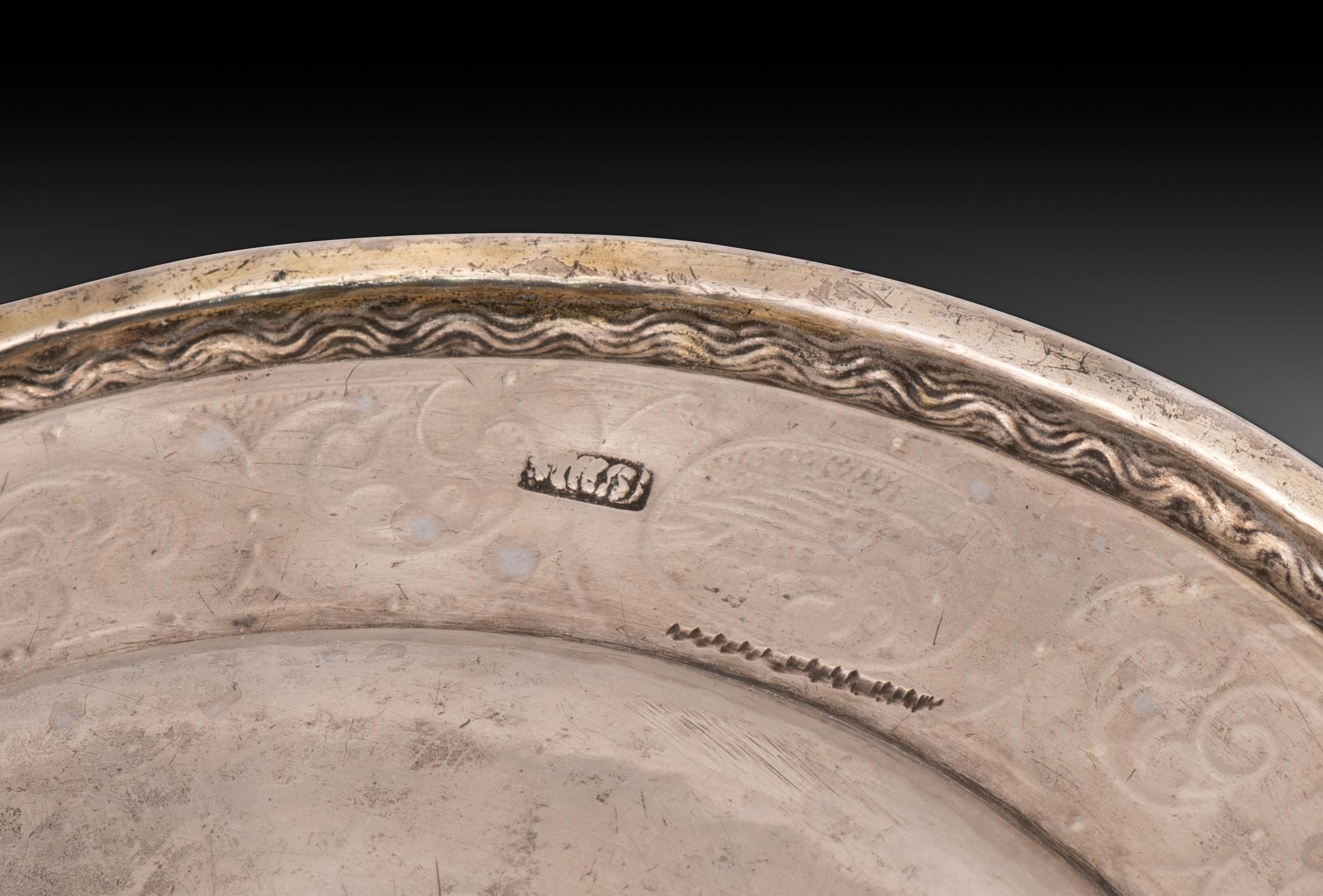 Argent Salve or salve with a base. Silver. Zaragoza, 17th century. en vente