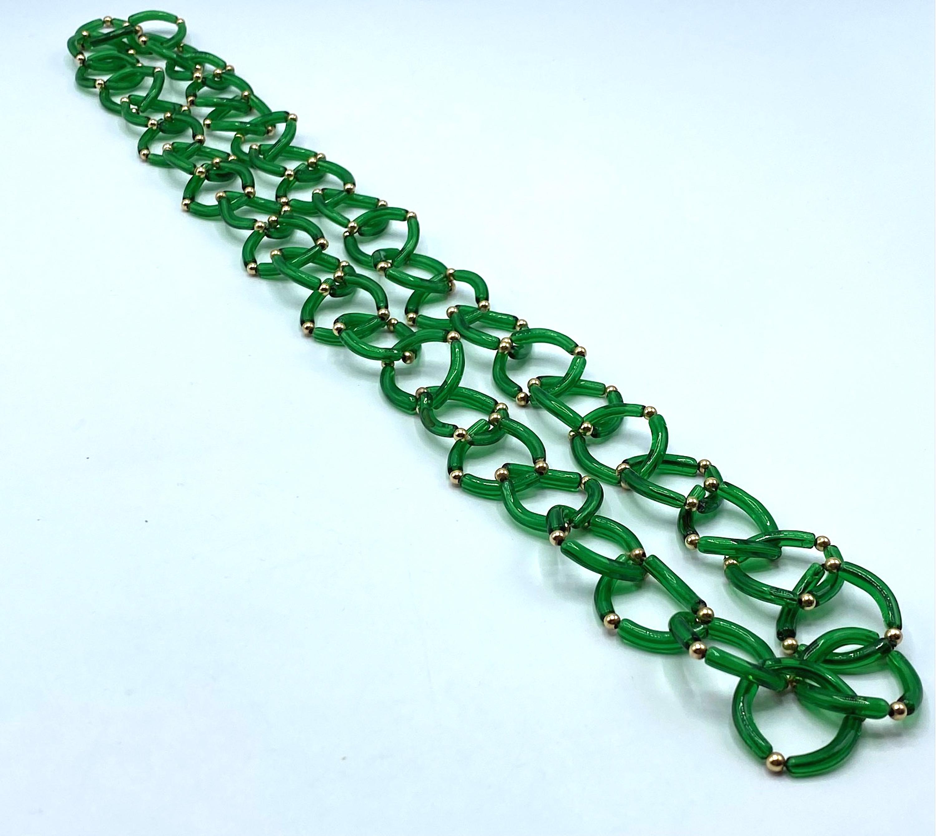  Salviati Collier à maillons en verre de Murano des années 1960 Pour femmes 