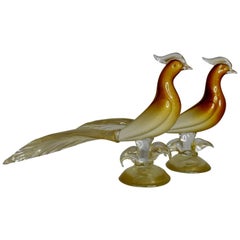Salviati & Co. Murano Glass Pheasants