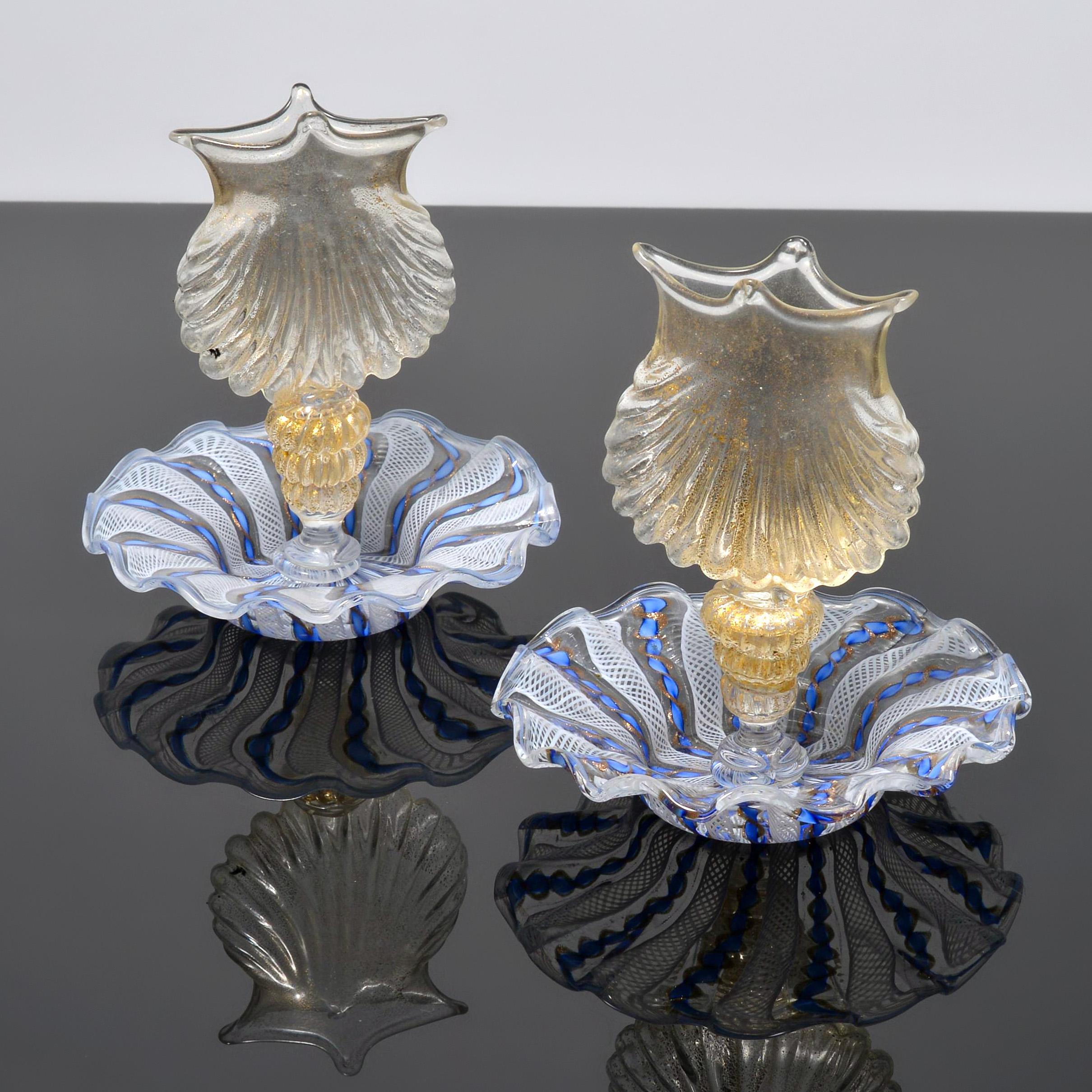 Salviati & Co. Muschelvase / Gefäß, Leslie Pina Kollektion (Moderne der Mitte des Jahrhunderts) im Angebot