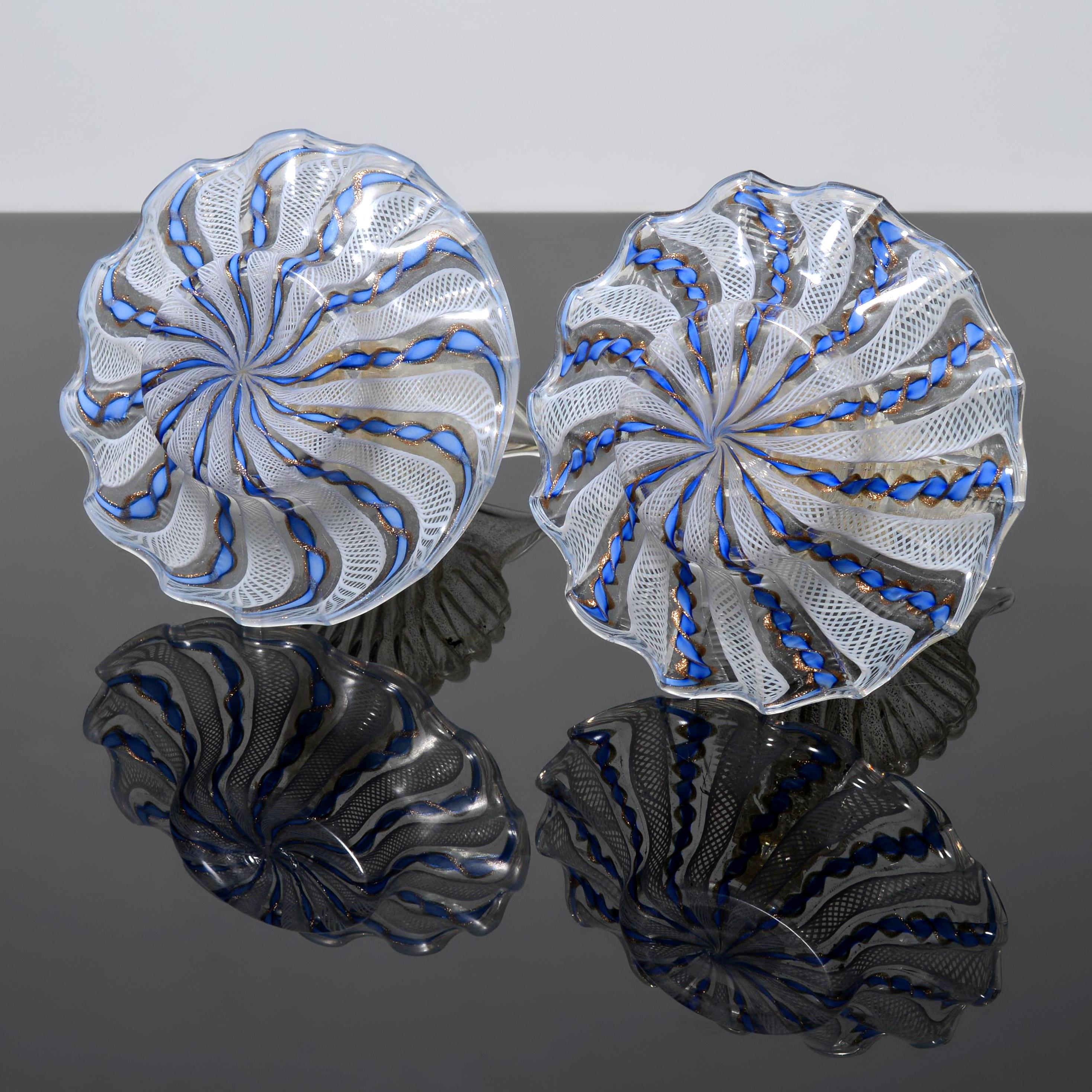 Salviati & Co. Muschelvase / Gefäß, Leslie Pina Kollektion (Geblasenes Glas) im Angebot