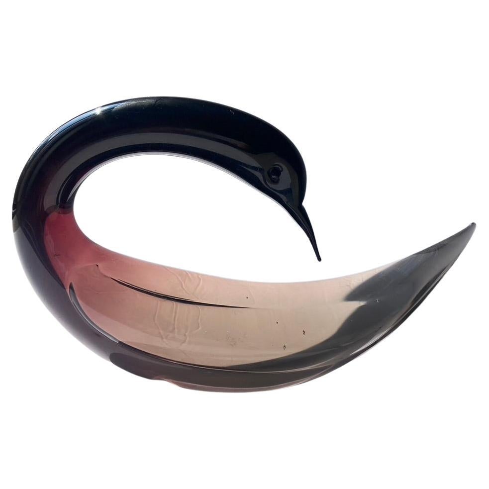 Salviati Murano Glass Bird Attb to Luciano Gaspari