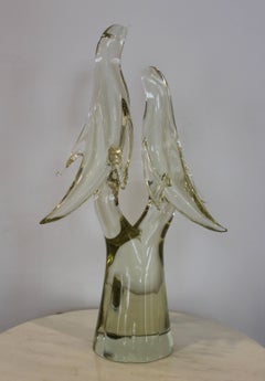 Salviati Murano Glass Bird Sculpture