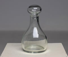 Salviati Murano Glass Bottle, Handblown, Elegant Design, Italy, 1977