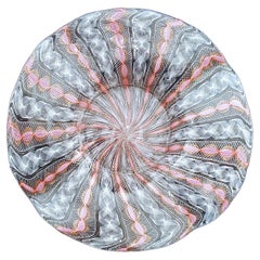 Salviati Murano Glass Zanfirico & Aventurine Plate