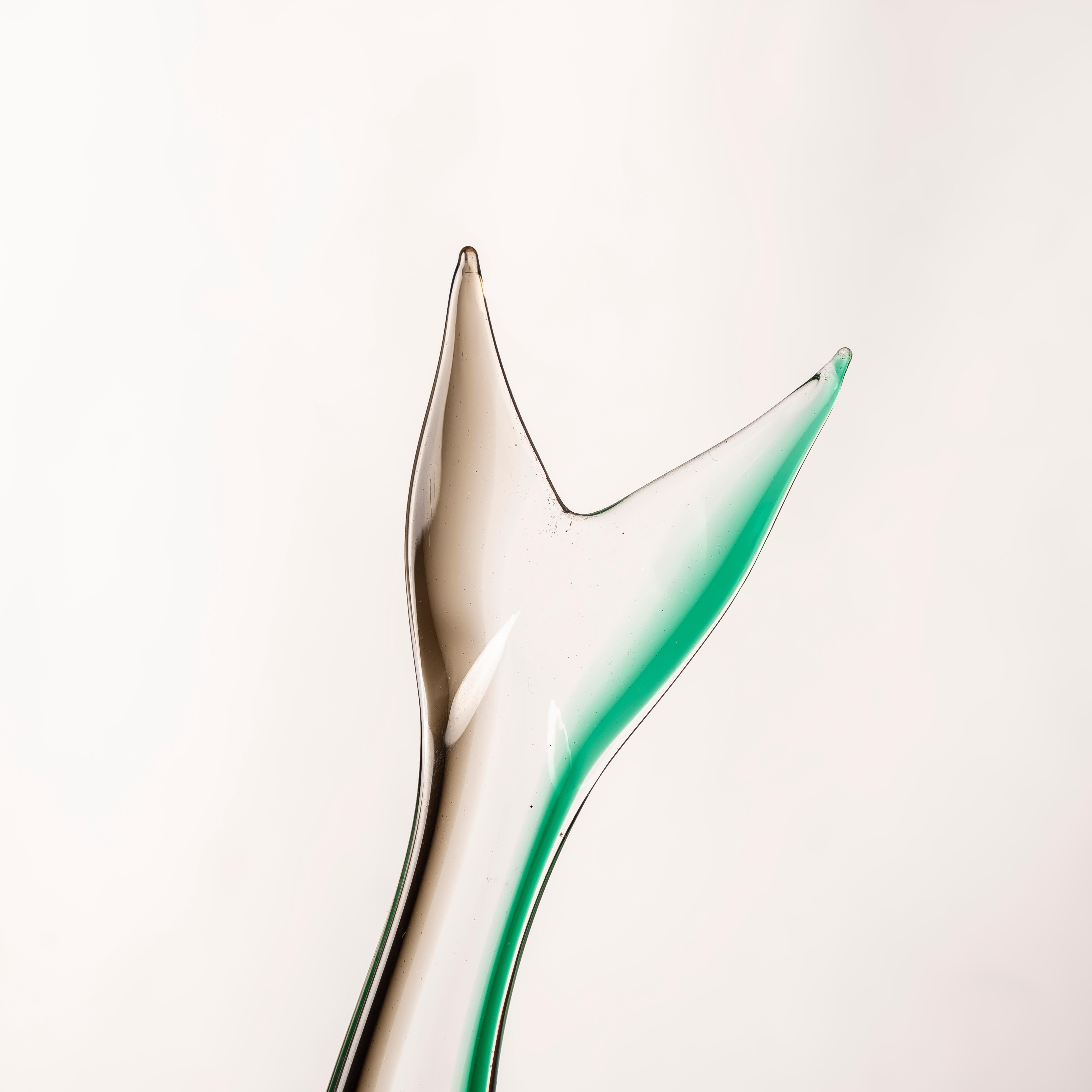 Salviati Murano Sommerso Art Glass Pez en venta 1