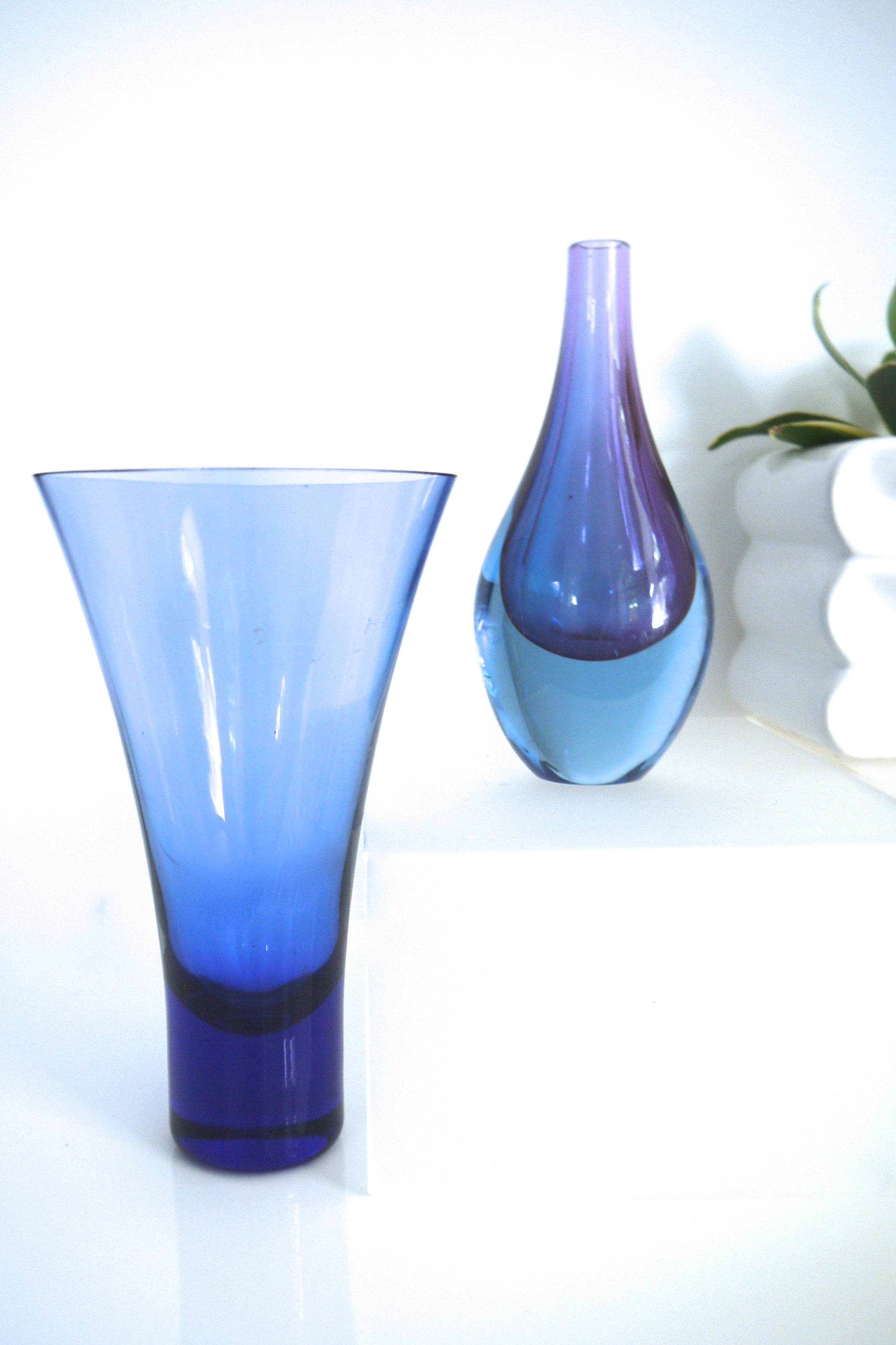 20th Century Salviati Murano Sommerso Glass Teardrop, Mid-1960s For Sale