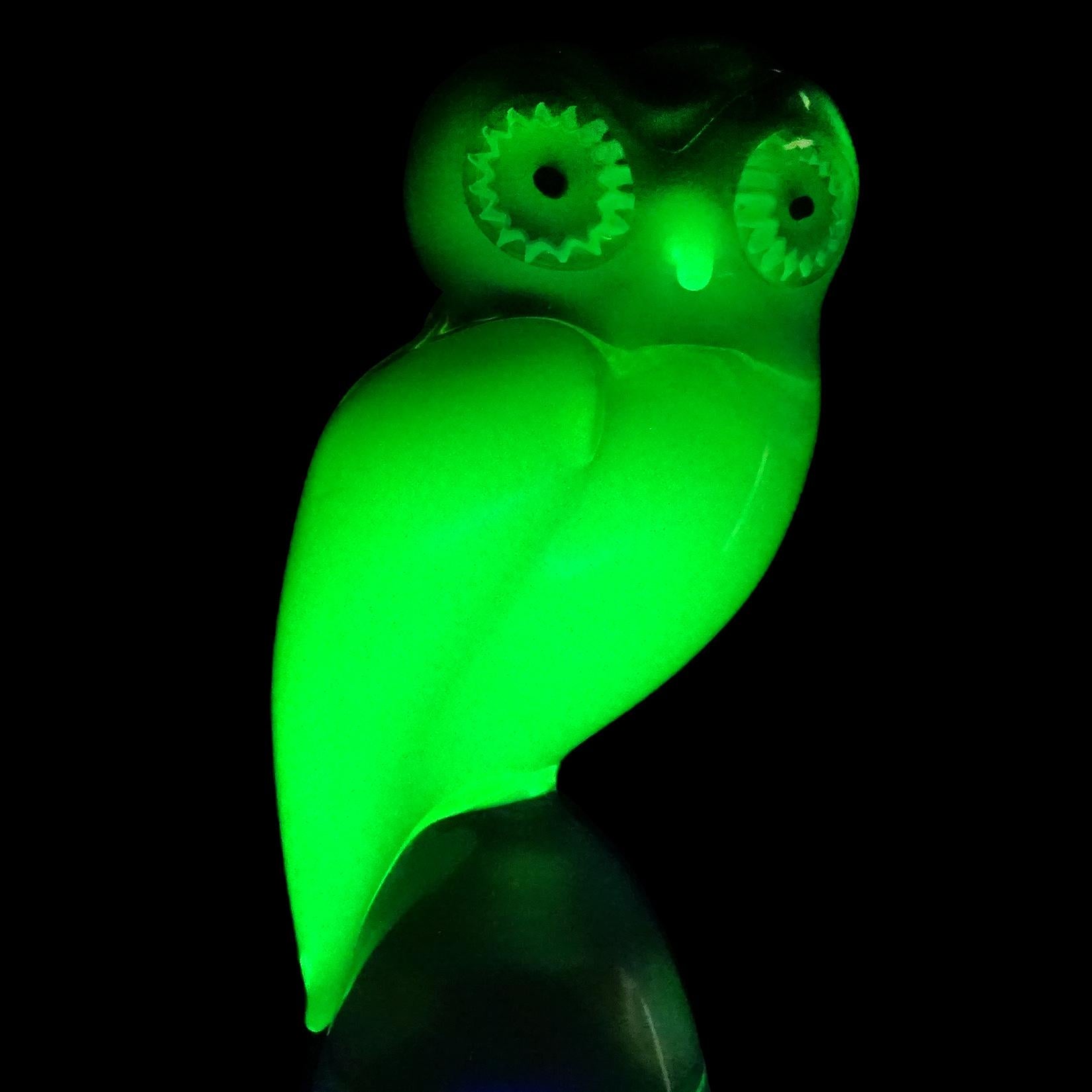 uranium glass owl