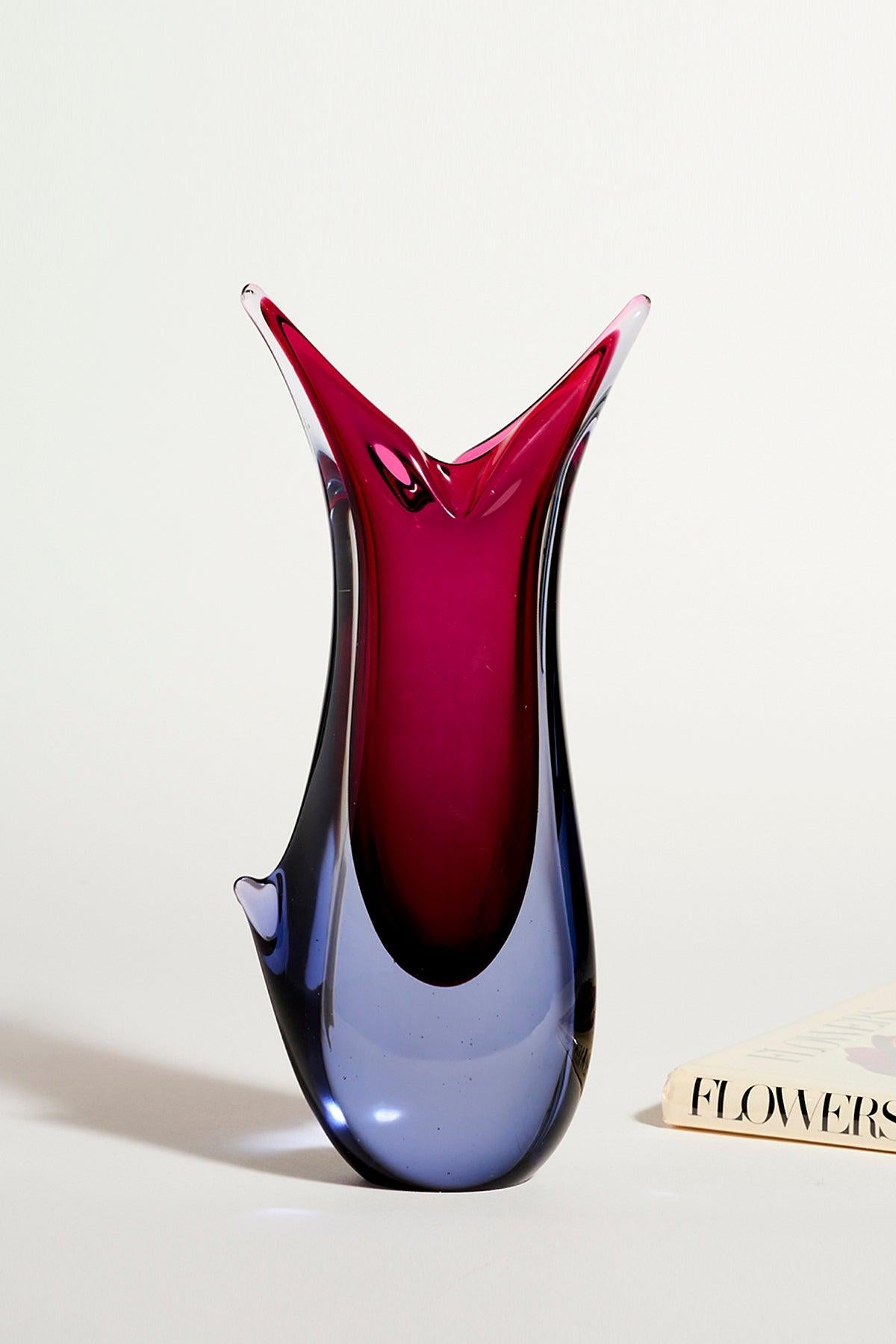 Glass Salviati Murano Vase