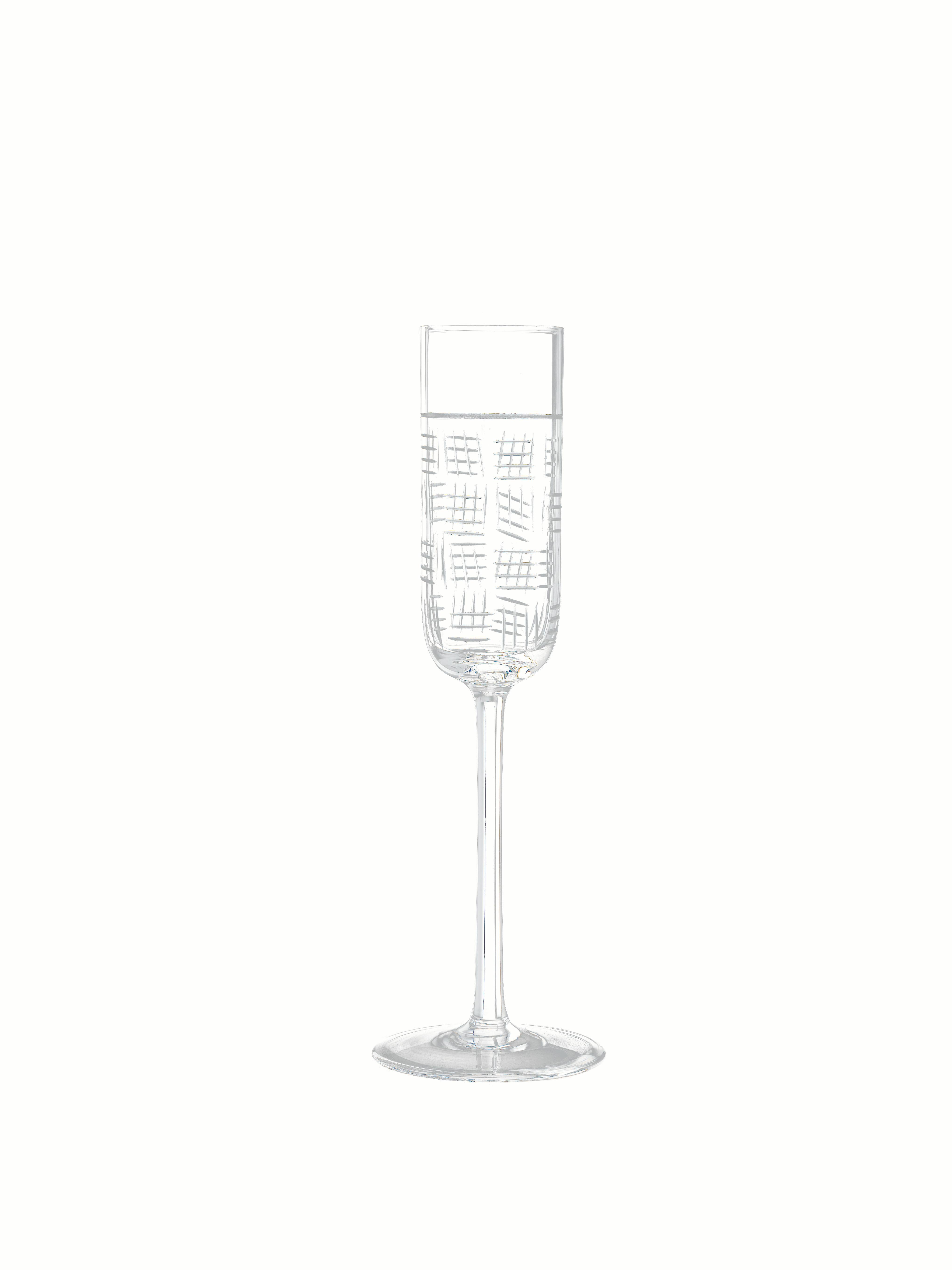 Contemporary Salviati Nove Set of 6 Grappa Assorted Glasses